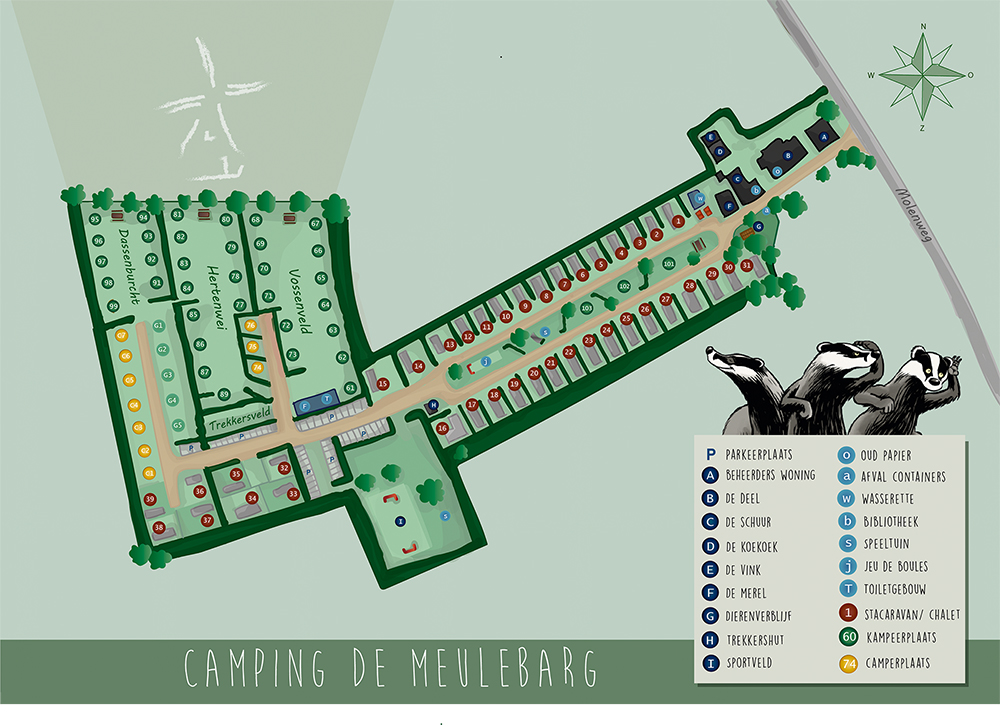 plattegrond camping